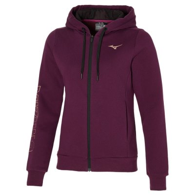 Cazadoras Mizuno Sweat Mujer Vino - Chile M931GMFLAJ